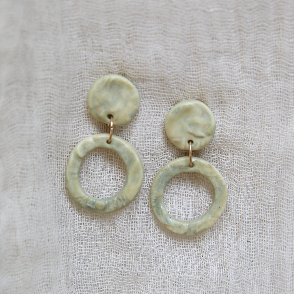 Ceramic Circle Pendant