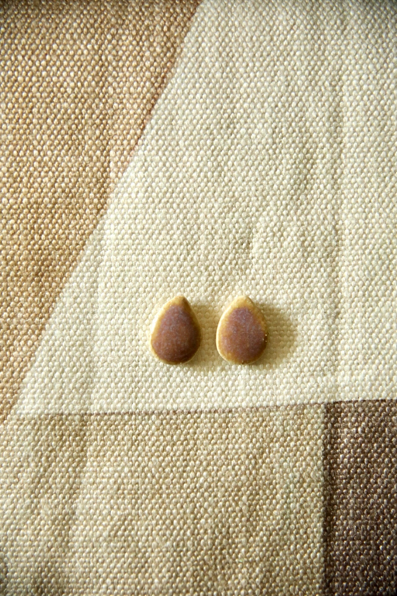 Ceramic Teardrop Stud