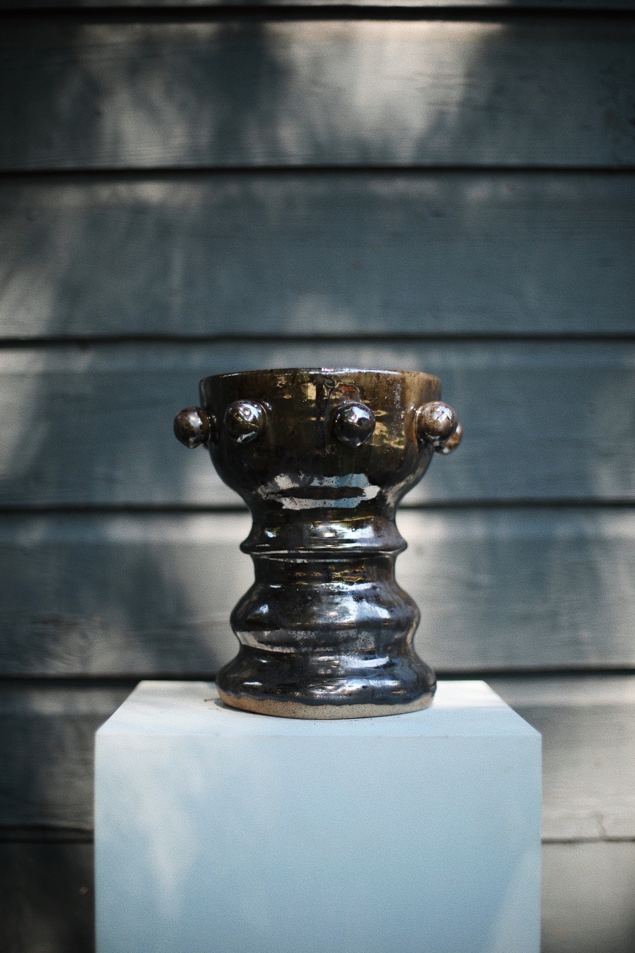 Pedestal Knob Bowl