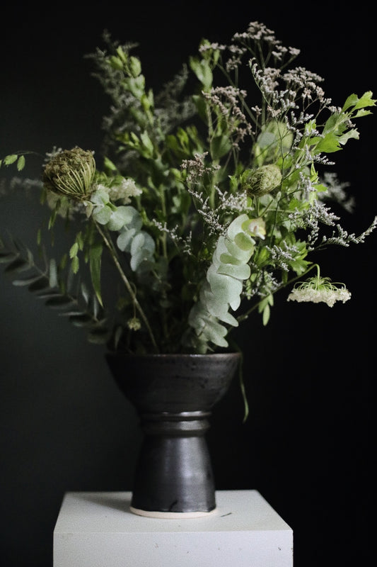 Pedestal Bowl in Wrought Iron