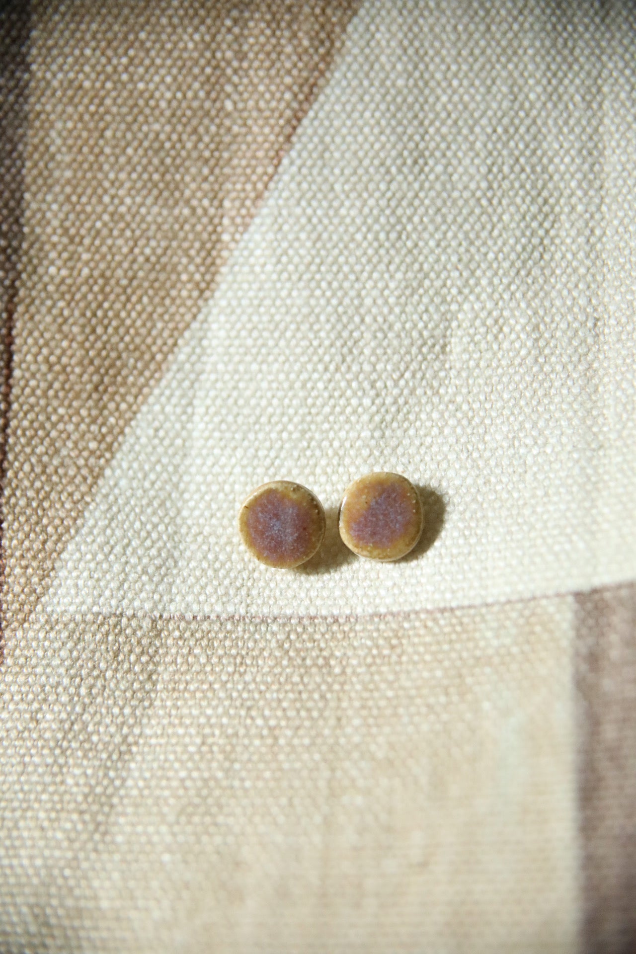 Ceramic Circle Stud