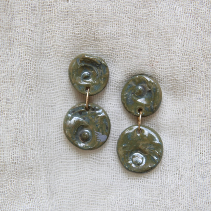 Ceramic Circle Pendant