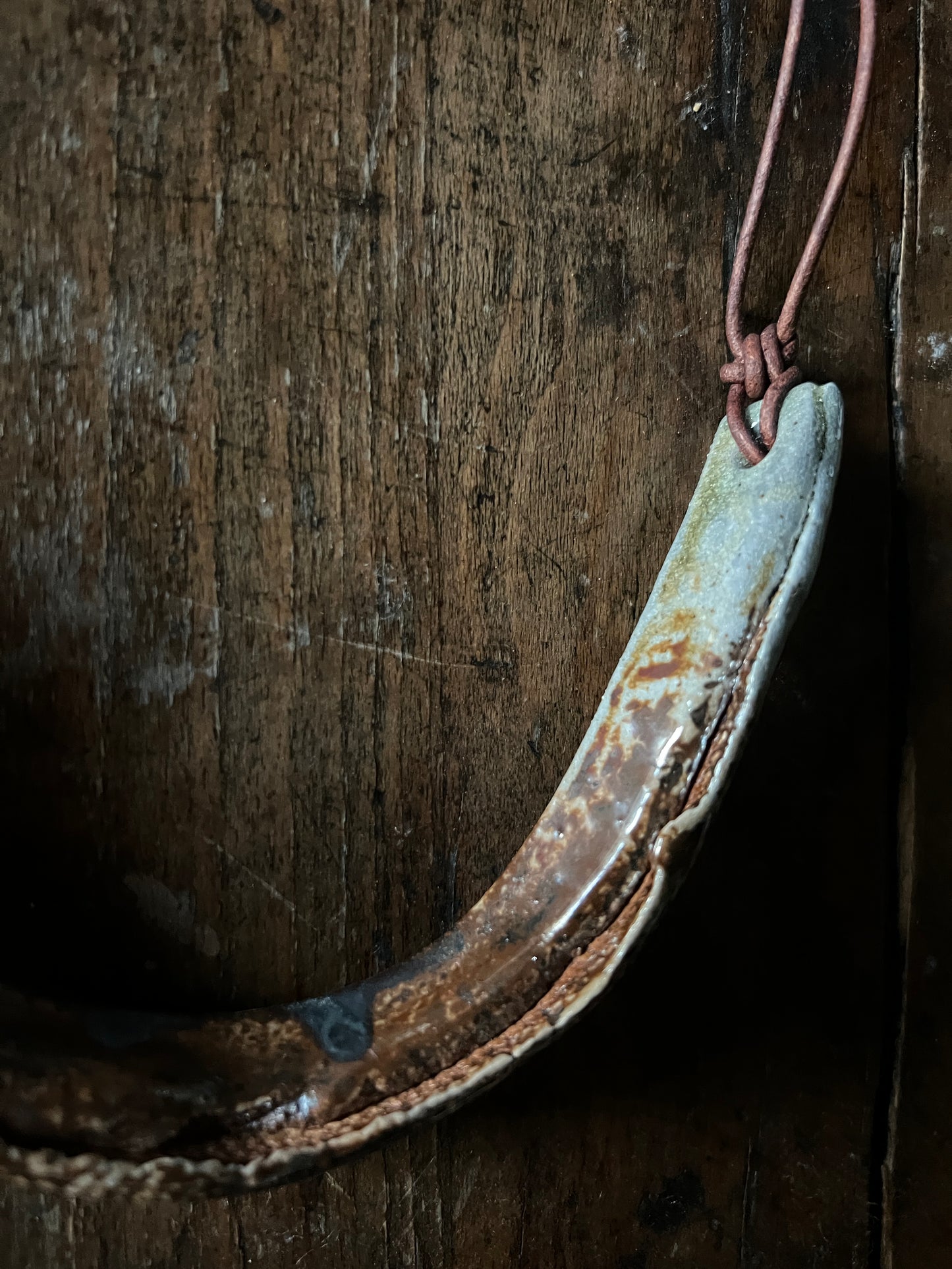 Bone Wood-Fired Necklace No. 1